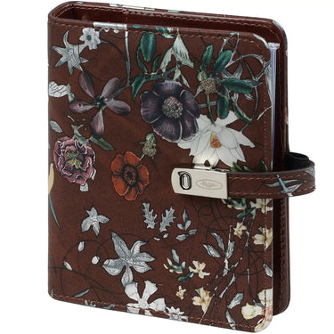 1311-31 Pocket Organizer Sea of Flowers brown including agenda 2025